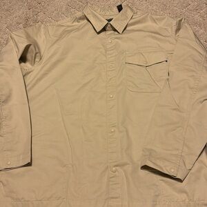 Men’s Dockers XL snap button long sleeve shirt